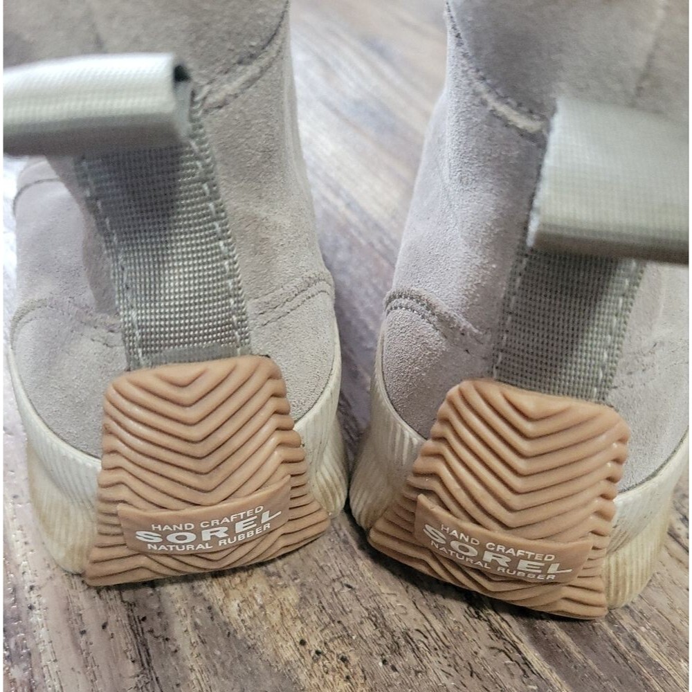 SOREL Women's Out 'N About Plus Mid Boot Waterproof Leather Boots - Picture 3 of 6